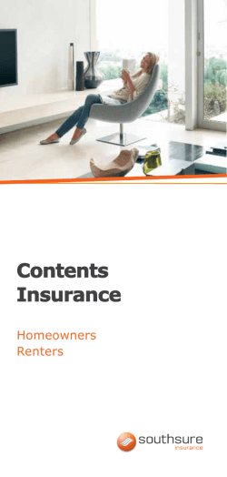 z Homeowners Renters - Southsure Assurance Limited