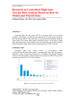 Research on Controlled Flight Into Terrain Risk