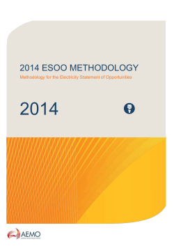 2014 ESOO Methodology Document