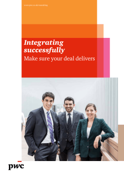 Integrate successfully: Make sure your deal delivers