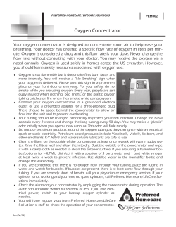 Oxygen Concentrator - Preferred Homecare
