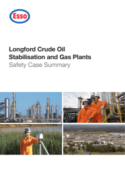 Longford Crude Oil Stabilisation and Gas Plants Safety
