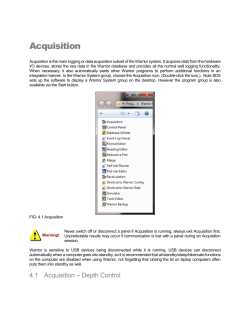 Acquisition - Scientific Data Systems