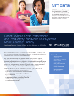 Boost Revenue Cycle Performance and Productivity, and