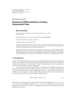 Numerical Differentiation of Noisy, Nonsmooth Data