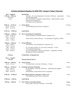 Energy in Today`s Classroom - Macon Electric Cooperative