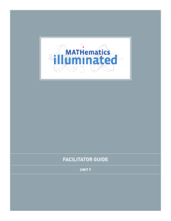 FACILITATOR GUIDE