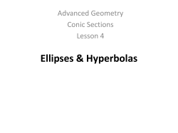 Equation of a Hyperbola Center Foci Vertices