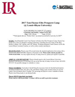 2008 Lenoir-Rhyne College Baseball Camps