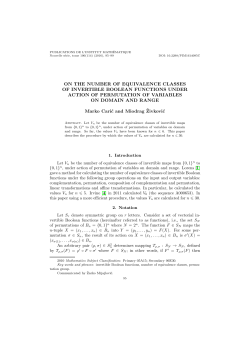 On the Number of Equivalence Classes of Invertible Boolean