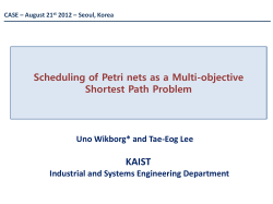 Scheduling of Petri Nets As a Multi-Objective