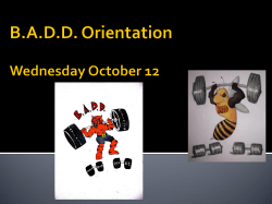 ST 3.9 BADDTiger Powerpoint