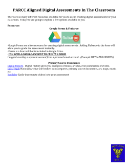 PARCC Aligned Digital Assessments In The Classroom