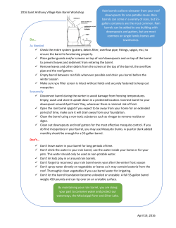 Rain Barrel Maintenance - St Anthony Village, MN
