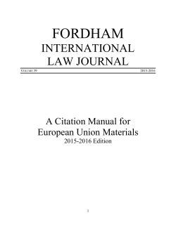 2015-2016 EU Guide