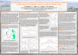 Estimating gross primary productivity (GPP) of forests