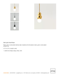 Ball Light Small Rope