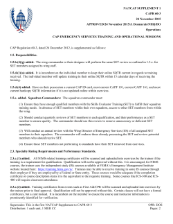 CAP Regulation 60-3, dated 26 December 2012, is