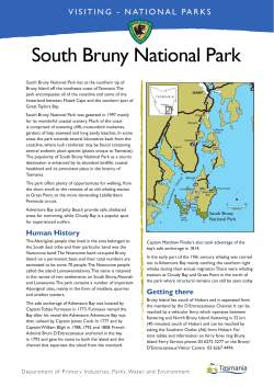 South Bruny National Park - Tasmania Parks and Wildlife Service