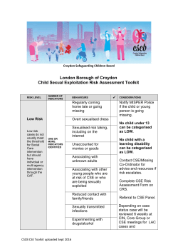 CSE-Toolkit (Sep 2016) - Croydon Safeguarding Children Board