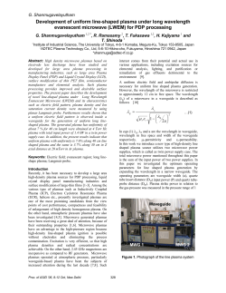 Development of uniform line-shaped plasma under long wavelength