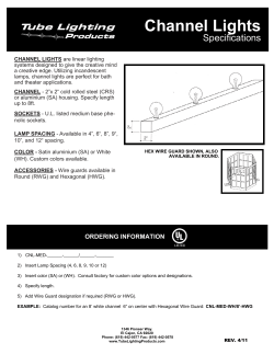 Channel Light - Specifications_2011