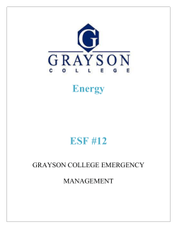 Energy ESF #12 - Grayson College