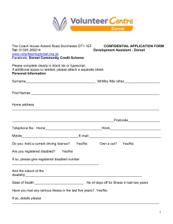 Development Assistant application form