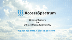 Upper 700 MHz A Block Spectrum