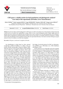 CHD genes - Tubitak Journals