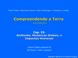 Fig. 23.12 Human effects on the Carbon Cycle