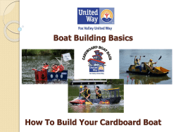 Merrimack Public Library Cardboard Boat Races Information