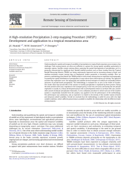 A High-resolution Precipitation 2-step mapping