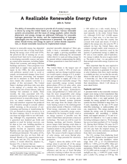 A Realizable Renewable Energy Future