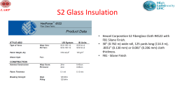 S2 Glass Sheet