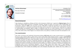 Andreas Heinemeyer - User Web Areas at the University of York