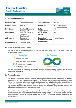position description - Yarra Ranges Council