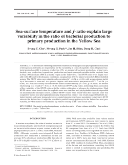 Sea-surface temperature and &fnof;-ratio explain large