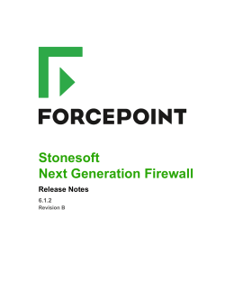 Stonesoft Next Generation Firewall Release Notes