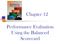 The Balanced Scorecard Financial Perspective Primary