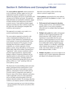 Section II: Definitions and Conceptual Model