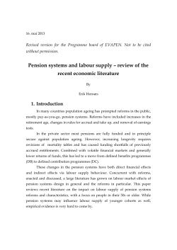 review of the recent economic literature