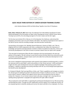 qcdc holds third edition of career advisor training