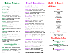 organic juice bar