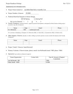 Objective: Provide information necessary to relate customer