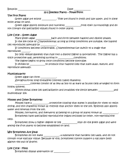 22-2 PowerPoint Notes