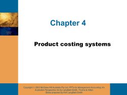 18 Types of product costing systems