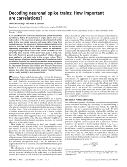 Decoding neuronal spike trains: How important are correlations?