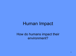 Human Impact