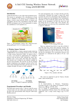 A Soil CO2 Sensing Wireless Sensor Network Using eZ430
